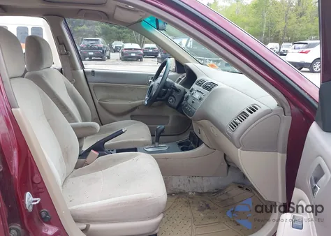 2002 Honda Civic Ex из США, поврежденный, VIN 2HGES26772H557066